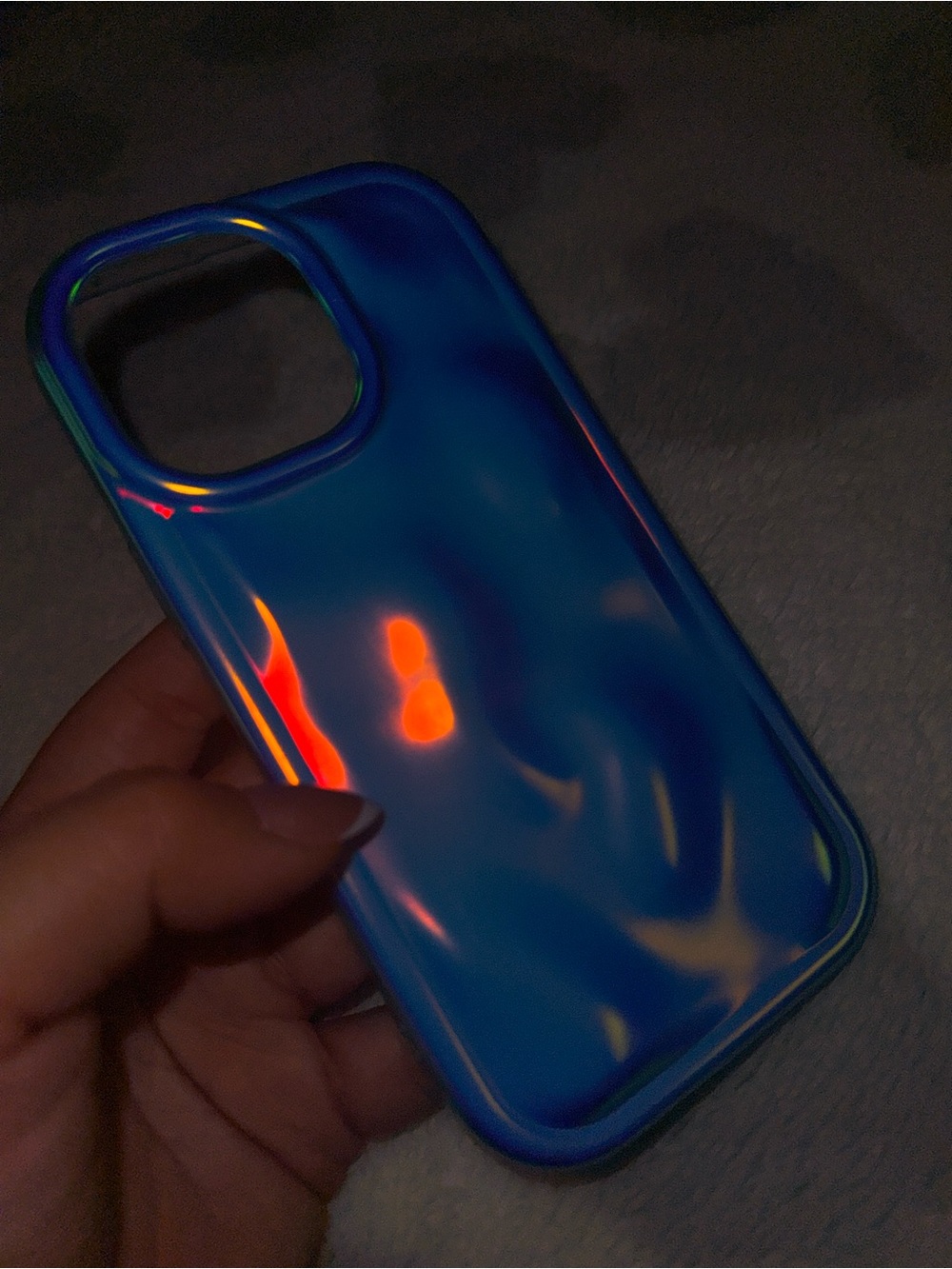 Blue Iridescent Phone Case - Sleek Protective Cover